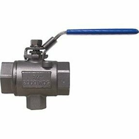 BONOMI NORTH AMERICA 3/4in STAINLESS STEEL SAFETY EXHAUST BALL VALVE 511SL-3/4